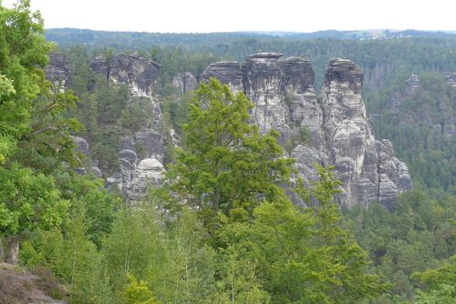 Elbsandsteingebirge bei der Bastei
